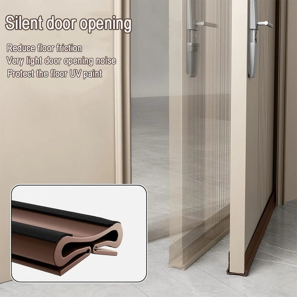 Gambar produk HOMLY Lis Penghalang Serangga Debu Bawah Pintu Door Bottom Seal 93cm - H93