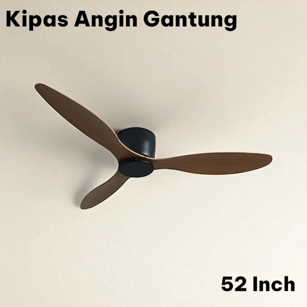 Gambar produk SOVE Kipas Angin Gantung Plafon Ceiling Fan Reverse Mode 52 Inch - VE54