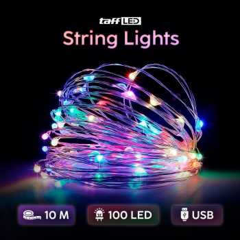 TaffLED Lampu Hias LED String Lights Multifunctional 100 Light 10M - X-100