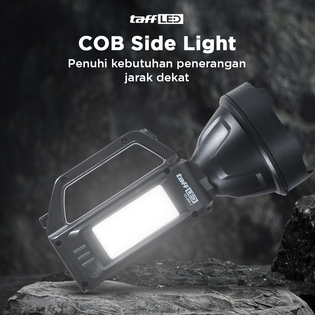 Gambar produk TaffLED Senter Portable Rechargeable LED dan COB 1200mAh - YD-899-7