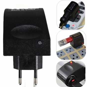 Gambar produk Car Charger Switch Adaptor EU Plug 12V 500mA - KYA109
