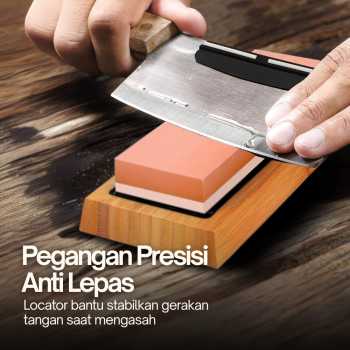 Gambar produk KNIFEZER Batu Pengasah Pisau 2PCS 400/1000 3000/8000 with Locator - Wkss-06