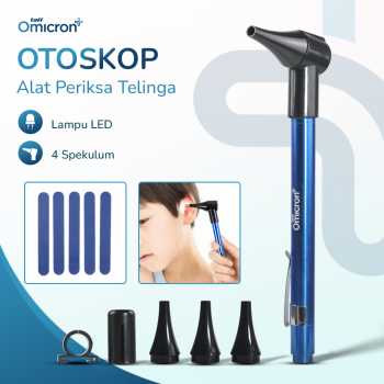 TaffOmicron Alat Pemeriksa Telinga Otoskop Ear Scope with LED Light - KT-GF08HA