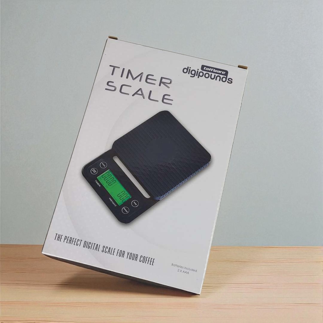 Gambar produk Taffware Digipounds Timbangan Kopi Digital Timer Coffee Scale 5kg 0.1g - MS-K07