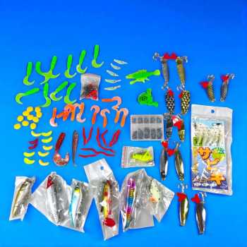 Gambar produk TaffSPORT Umpan Pancing Ikan Set Fishing Bait Kit 178 PCS - BMKT-02