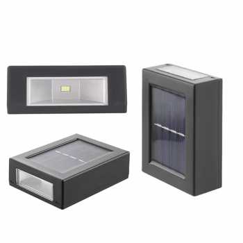 Gambar produk SoFlare Lampu Dinding Solar Outdoor Waterproof Warm White 2 LED - INU150
