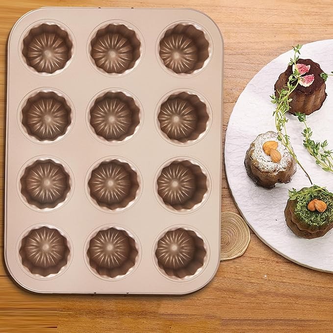 Gambar produk Mako Cetakan Kue 3D Dessert Cake Mold Non Stick Baking Tray 12 - INU78