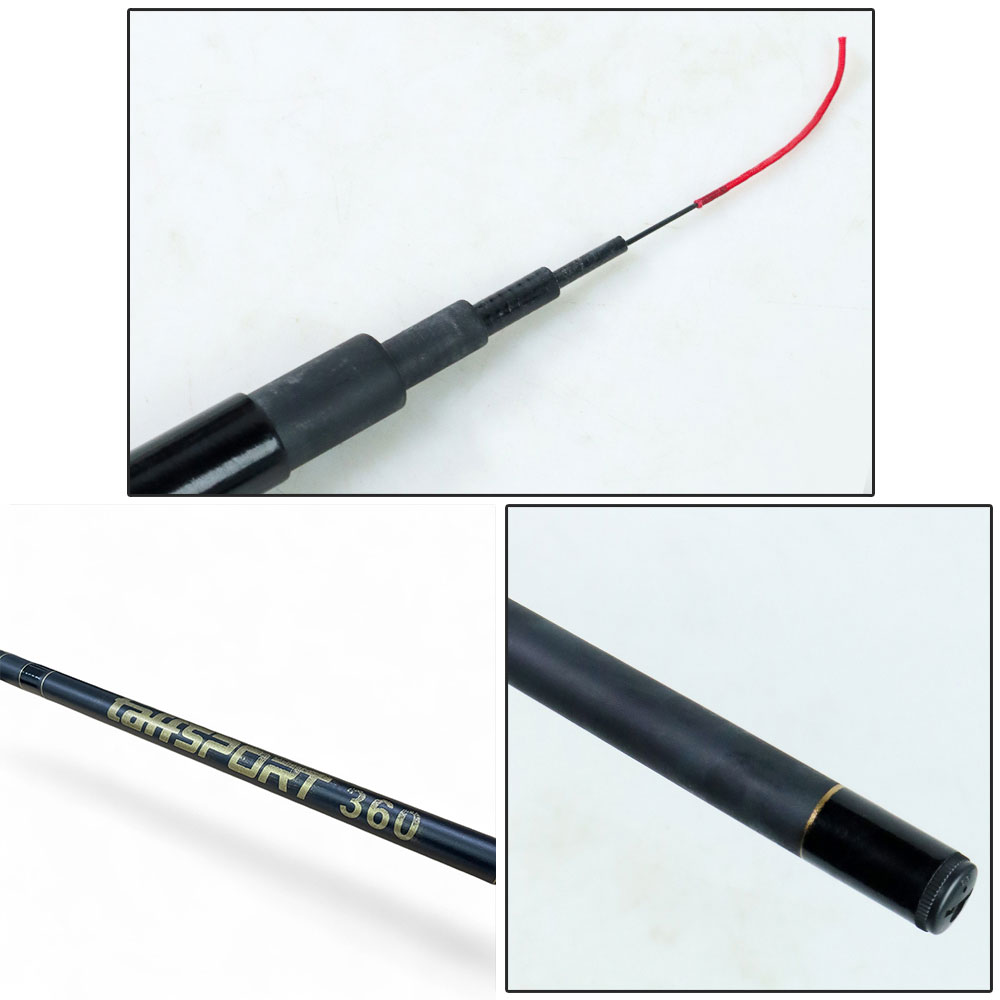 Gambar produk TaffSPORT Joran Pancing Tegek Fiberglass Fishing Rod 3.6M - 360