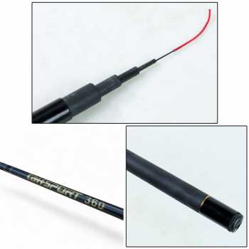 Gambar produk TaffSPORT Joran Pancing Tegek Fiberglass Fishing Rod 3.6M - 360