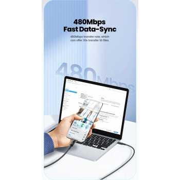 Gambar produk Toocki Kabel Data USB Type-C Multifungsi Fast Charging RGB 20V 6A 100W 1.8M - TQ-X45