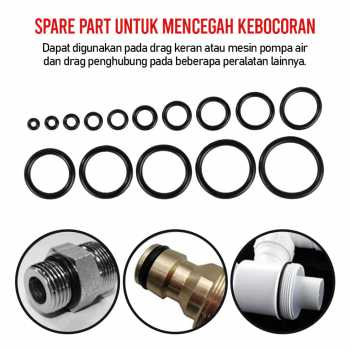 Gambar produk Taffware Karet Rubber O-Ring Seal Tightening Multifungsi 200 PCS - E436