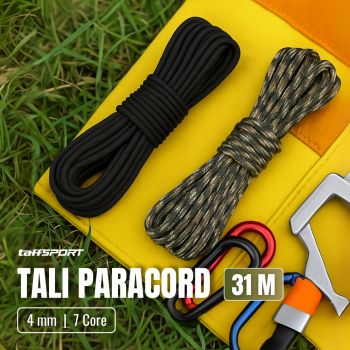 TaffSPORT Tali Paracord Tenda Camping Adventure 7 Core 4mm 31M - SS01