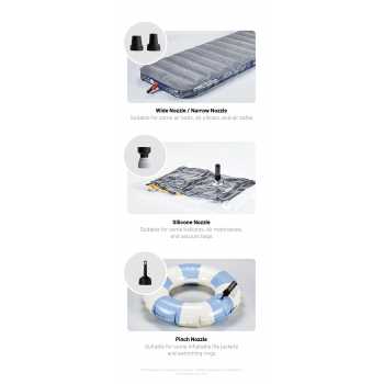 Gambar produk NITECORE Pompa Angin Elektrik Portable Air Pump Carbon Fiber 2.7 kPa - AP05C