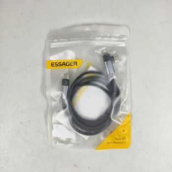 Gambar produk ESSAGER Kabel Data 2in1 Type C Lightning Fast Charging Braided 3A 65W 2M - ES-X59