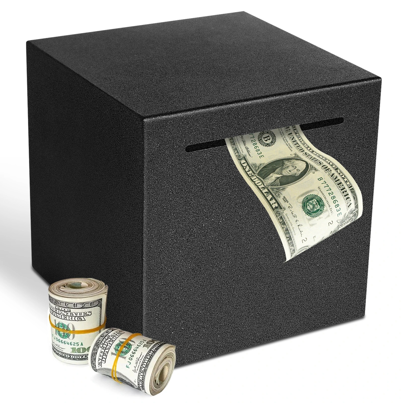 Gambar produk Groovy Celengan Stainless Steel Piggy Bank Coin Money Saving Box 12cm - QH-026