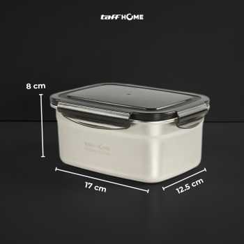 Gambar produk TaffHOME Kotak Makan Anti Tumpah Reguler Lunch Box Stainless Steel 304 1000ml - Slyz52