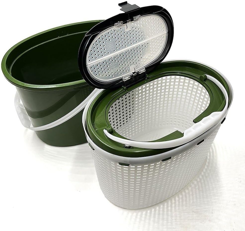 Gambar produk CRK Ember Mancing Ikan Double Layer Hard Shell Fish Bucket 6L - C-10