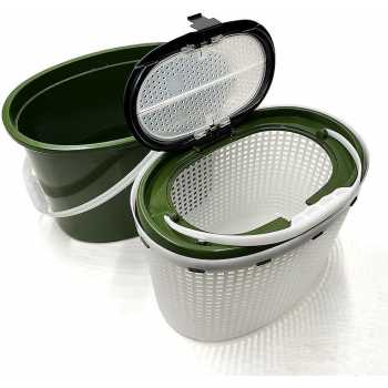 Gambar produk CRK Ember Mancing Ikan Double Layer Hard Shell Fish Bucket 6L - C-10