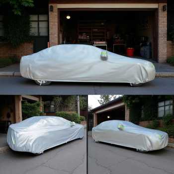 Gambar produk DSXX Sarung Mobil Universal Waterproof Sunproof Dustproof Single Layer XXL - D-53