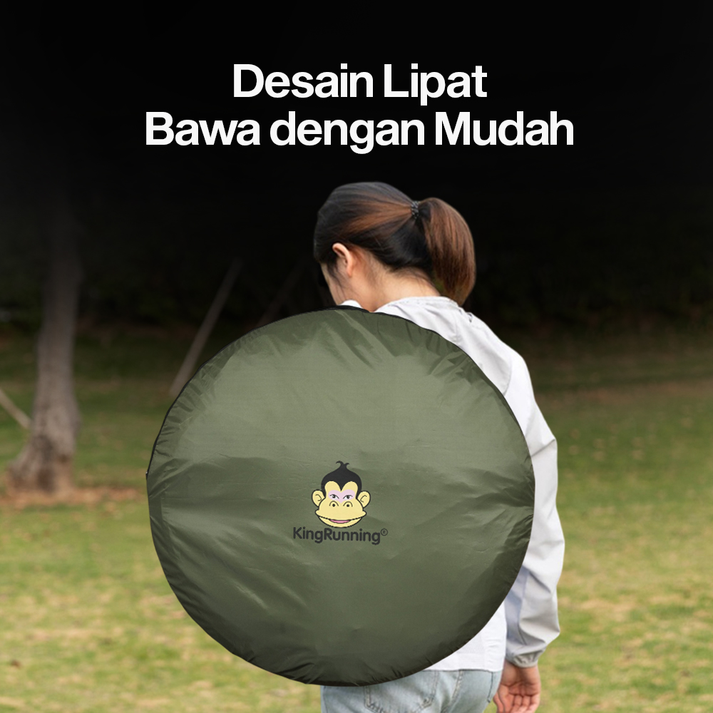 Gambar produk KingRunning Tenda Camping Lipat Otomatis 3-4 Orang Single Layer - S-T414