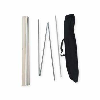 Gambar produk JVNT Roll Up Banner Plastic Poster Advertising Display Stand 80x200cm - J-200