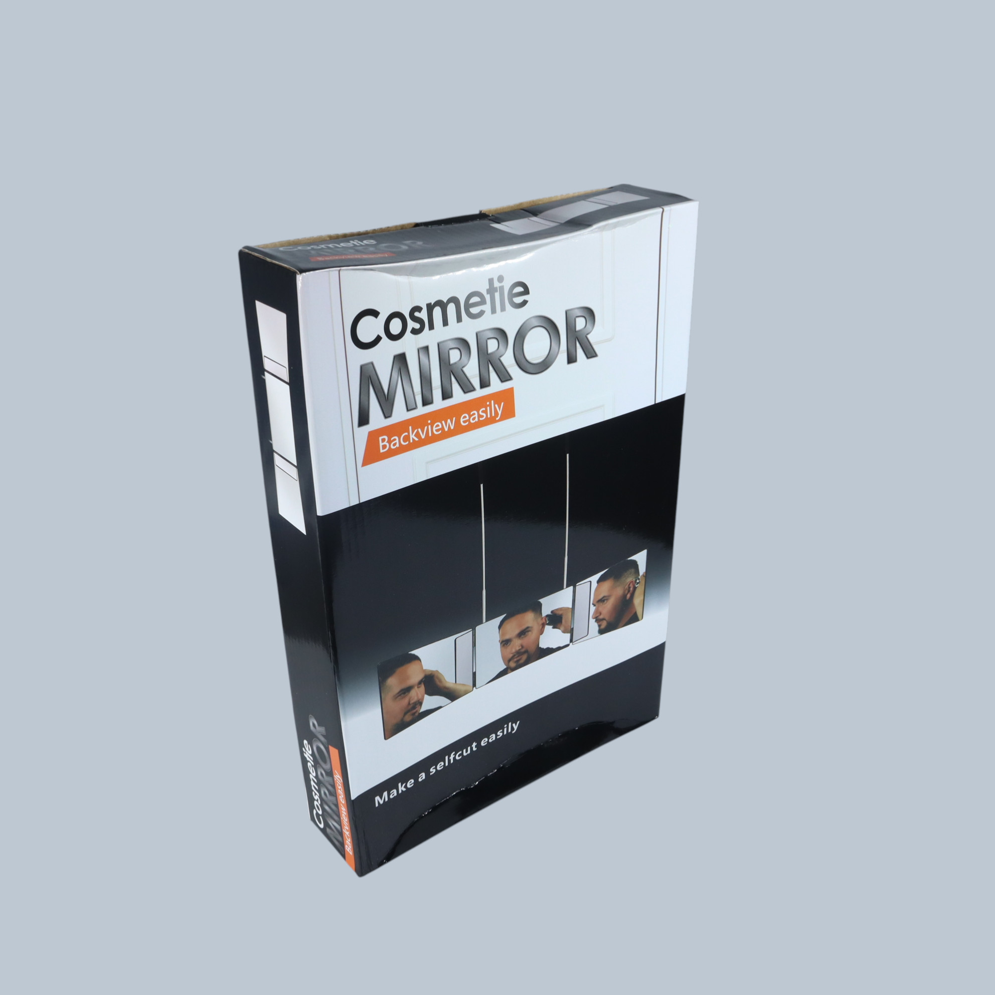 Gambar produk Krisno Cermin Make Up Gantung Hanging Bathroom Mirror 3 Fold - INU135