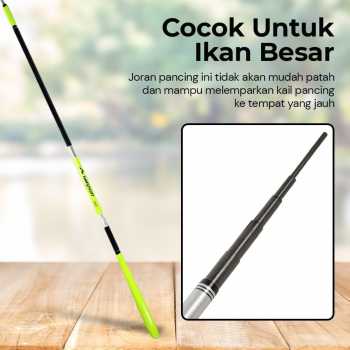 Gambar produk TaffSPORT Joran Pancing Pole Tegek Carbon Fiber Fishing Rod 3.3M - 5841