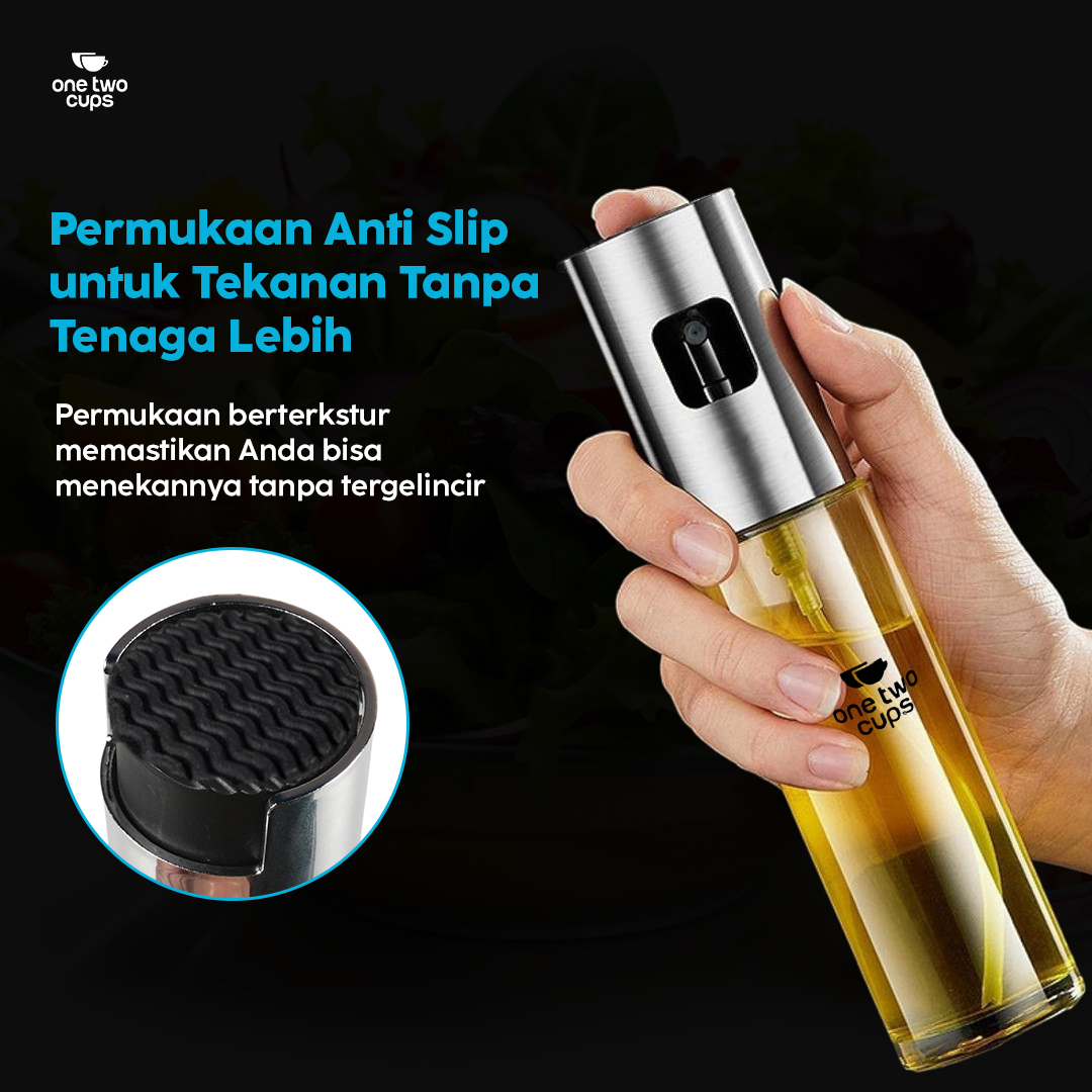 Gambar produk One Two Cups Botol Minyak Spray Olive Oil BBQ Food 100ml - HEA-1075