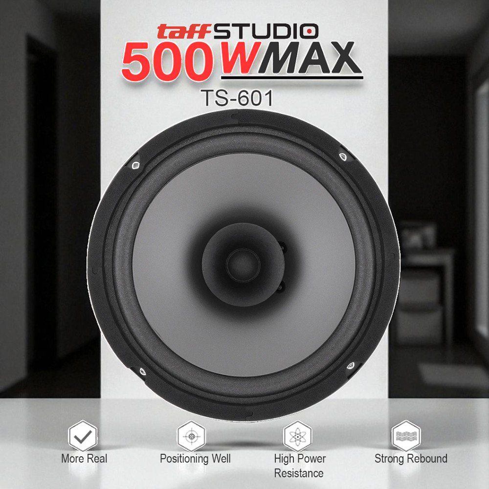 Gambar produk TaffSTUDIO Pcinener Speaker Subwoofer Mobil HiFi 6.5 Inch 500W 1 PCS - TS-601