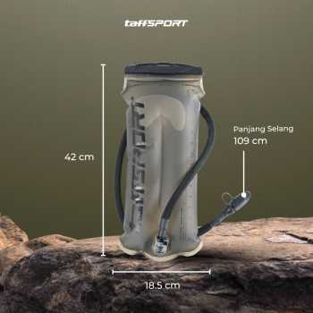 Gambar produk TaffSPORT Kantong Air Minum Water Bladder Bite Valve Hydration Bag 3L - TF2