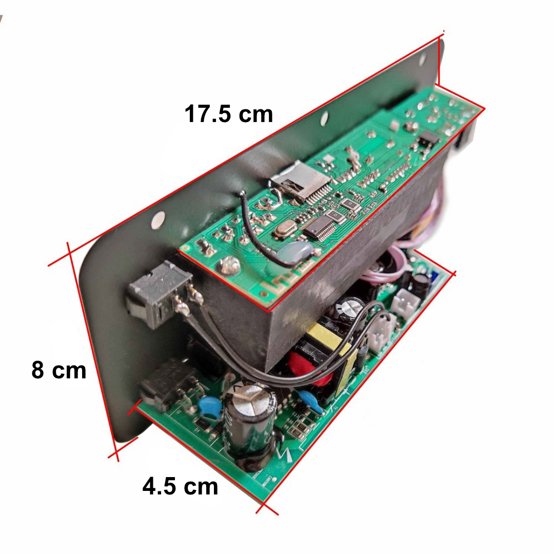 Gambar produk TaffSTUDIO Amplifier Board Audio Bluetooth USB FM Subwoofer DIY 400W - D10OK