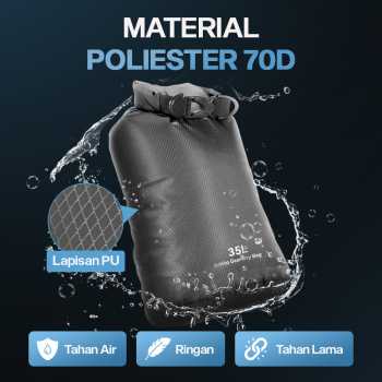 Gambar produk SUBITO Tas Outdoor Waterproof Storage Bag Drybag 35L - JP727
