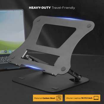 TWISTER Laptop Stand Foldable Adjustable N16 Carbon Steel 10-17.3 Inch - TS10