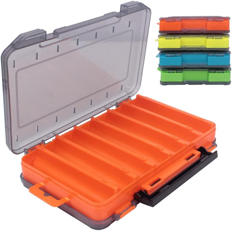 Gambar produk ZUHE Kotak Perkakas Kail Pancing Tackle Box Double Side 14 Grid - ZU402