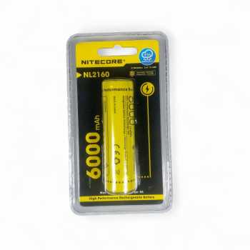 Gambar produk NITECORE Baterai 21700 Rechargeable High Capacity 6000mAh 8A IPX6 - NL2160