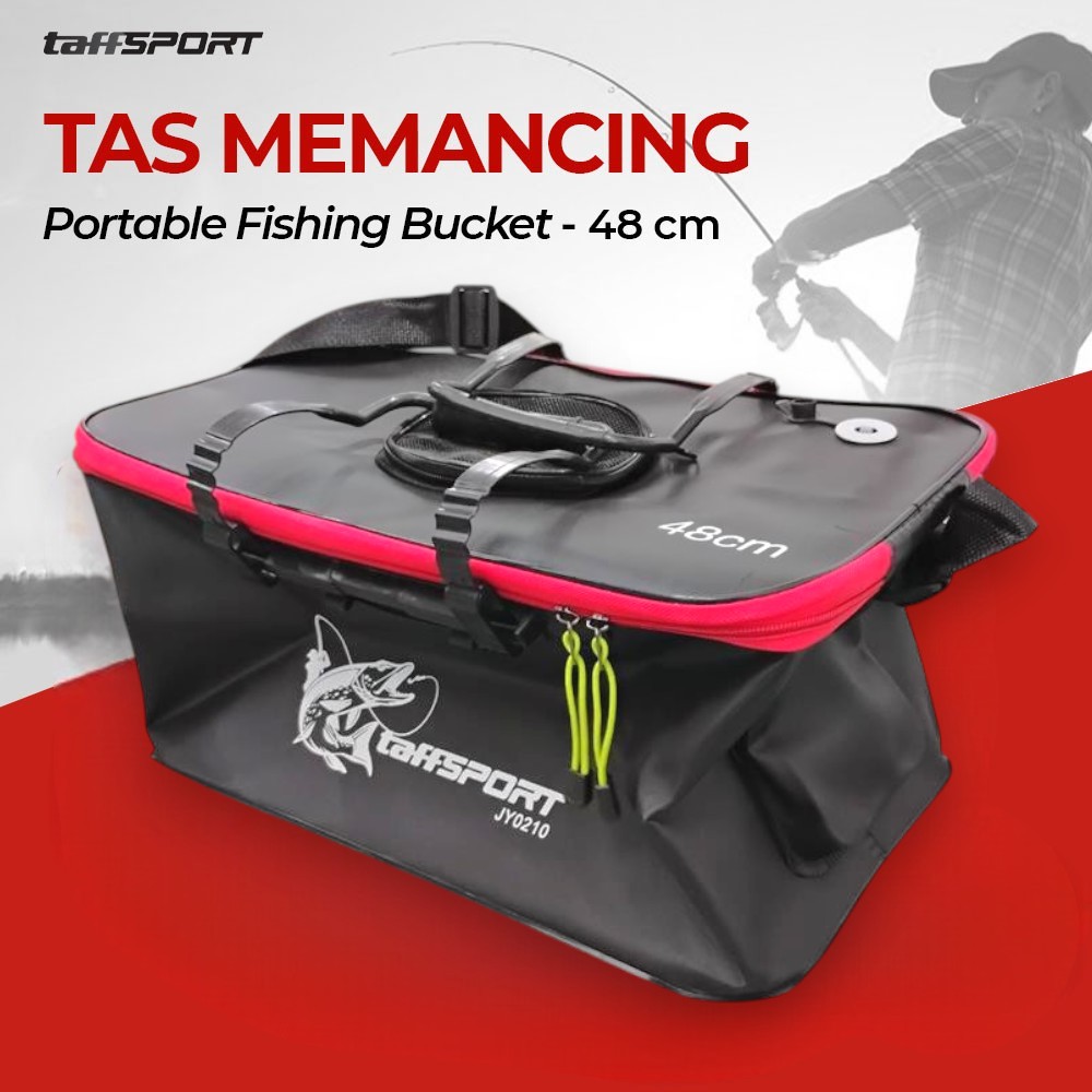 Gambar produk TaffSPORT Tas Memancing Fishing Bucket Water Container 48cm - JY0210