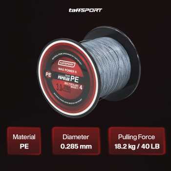 Gambar produk TaffSPORT Senar Tali Pancing Fishing PE Braided Thick Line 300M 3.0 - BLTP