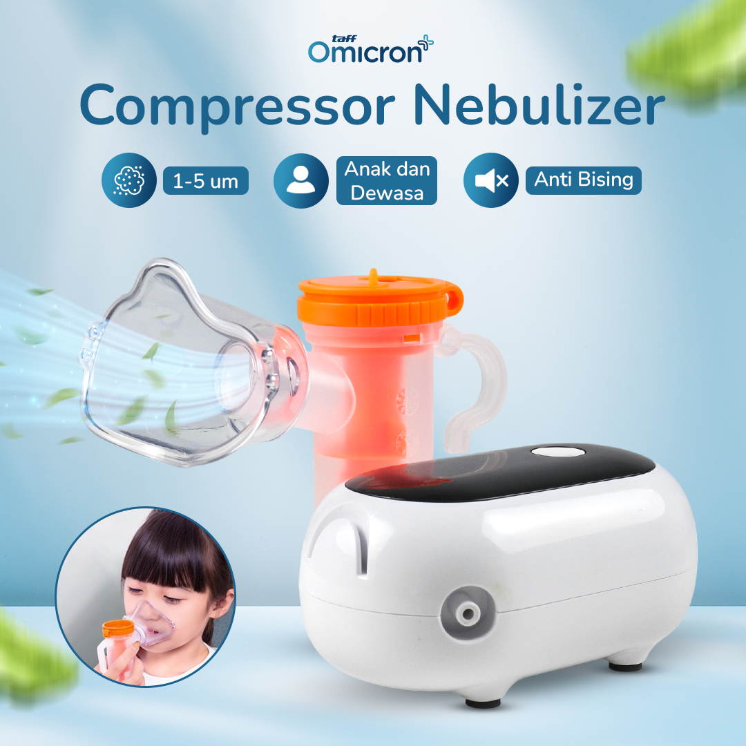 Gambar produk TaffOmicron Alat Terapi Pernapasan Compressor Nebulizer Inhaler - SZ5