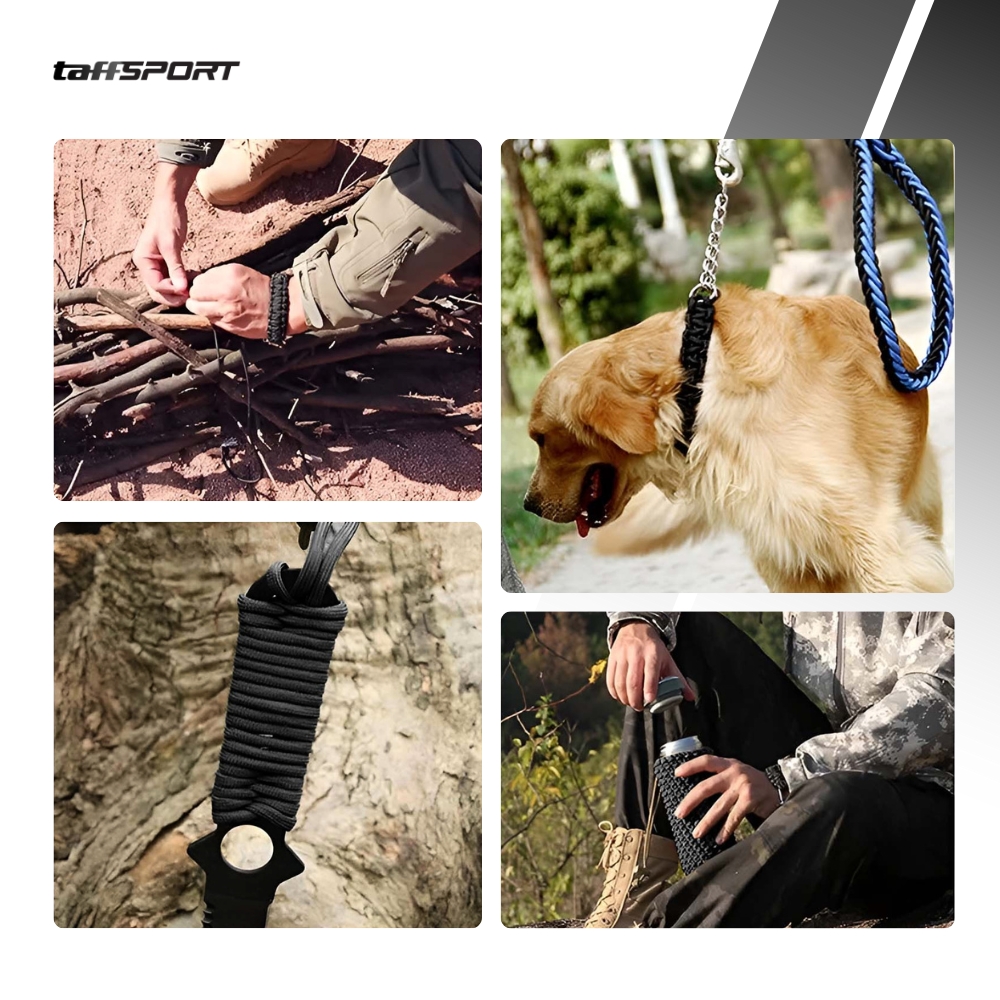 Gambar produk TaffSPORT Tali Paracord Tenda Camping Adventure 7 Core 4mm 31M - SS01