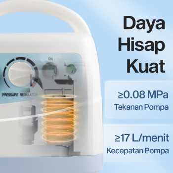 Gambar produk MOCHAG Alat Penyedot Dahak Portable Phlegm Sputum Suction Pump 1L - MC220