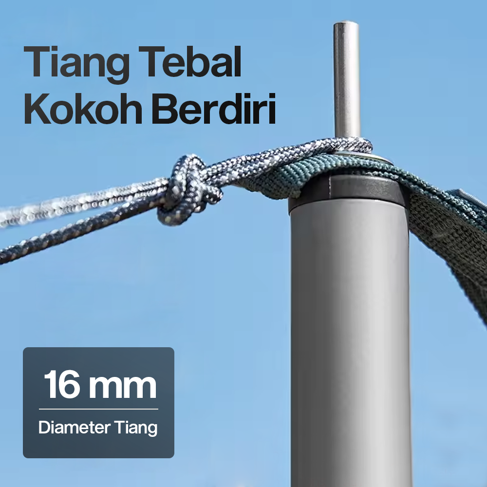 Gambar produk Flysheet Terpal Tenda Camping Waterproof Anti UV 3x3M - TL1