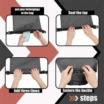 Gambar produk Dezlon Ocean Pack Tas Selempang Anti Air Outdoor Waterproof Dry Bag 10L - INU142