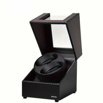 Gambar produk ZOEJOE Watch Winder Pemutar Jam Tangan Otomatis 3 Mode 2 Slot - W136T