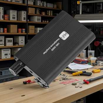 Gambar produk OOTDTY Portable Headphone Amplifier HiFi 16-300 Ohm - D3CS