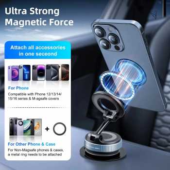 Gambar produk HOLDY Dudukan HP Mobil Dashboard Car Phone Holder Universal 360 Degree - HO201
