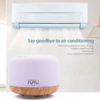 Gambar produk Taffware HUMI Air Humidifier Mini Ultrasonic Aroma Light 500ml Remote - A770