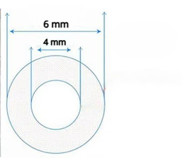 Gambar produk Pupar Selang Pembuangan Air Akuarium Outlet Pipe Hose 10M - INU126