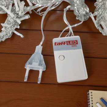 Gambar produk TaffLED Lampu Hias Gorden String Lights 3x3M 300 LED Cool White 18W - 300L
