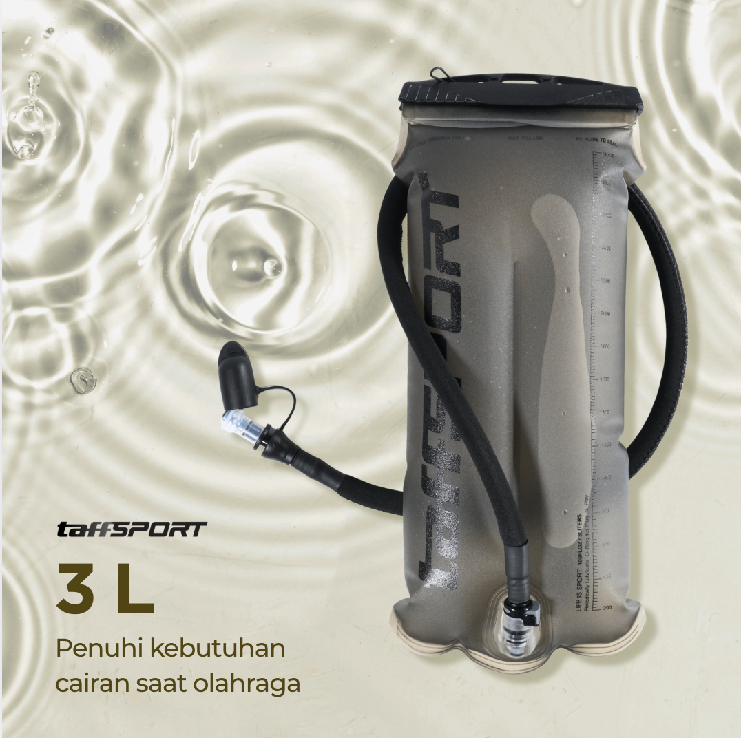 Gambar produk TaffSPORT Kantong Air Minum Water Bladder Bite Valve Hydration Bag 3L - TF2