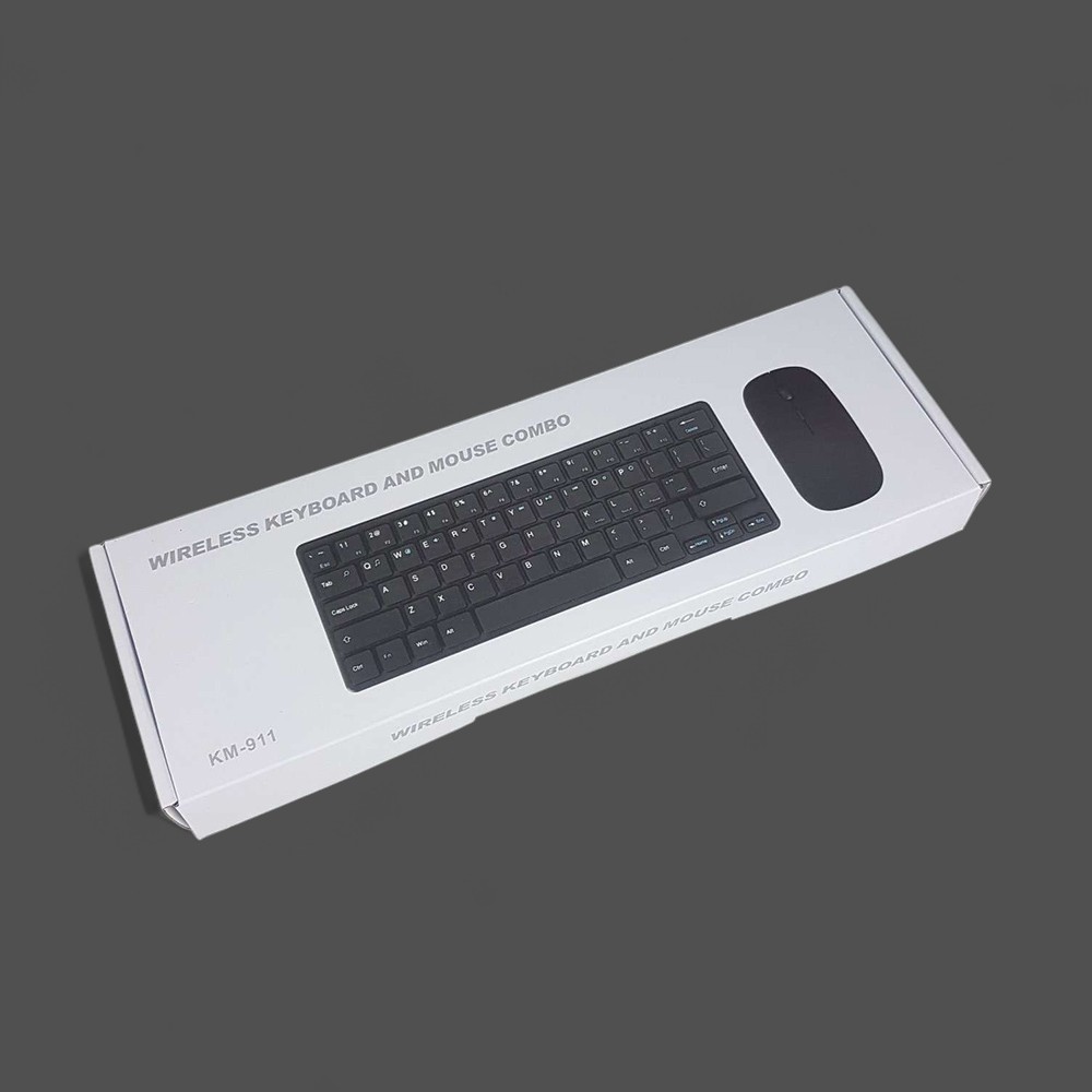 Gambar produk Kimsnot Set Keyboard Mouse Wireless Mini 2.4GHz Portable Ergonomic - KM-911